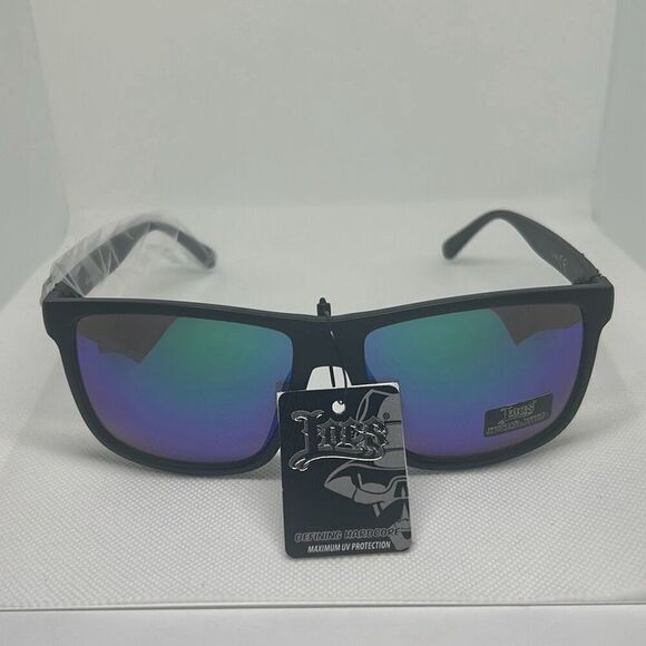 Locs Mens Hardcore Mirrored Sunglasses - Picture 3 of 3